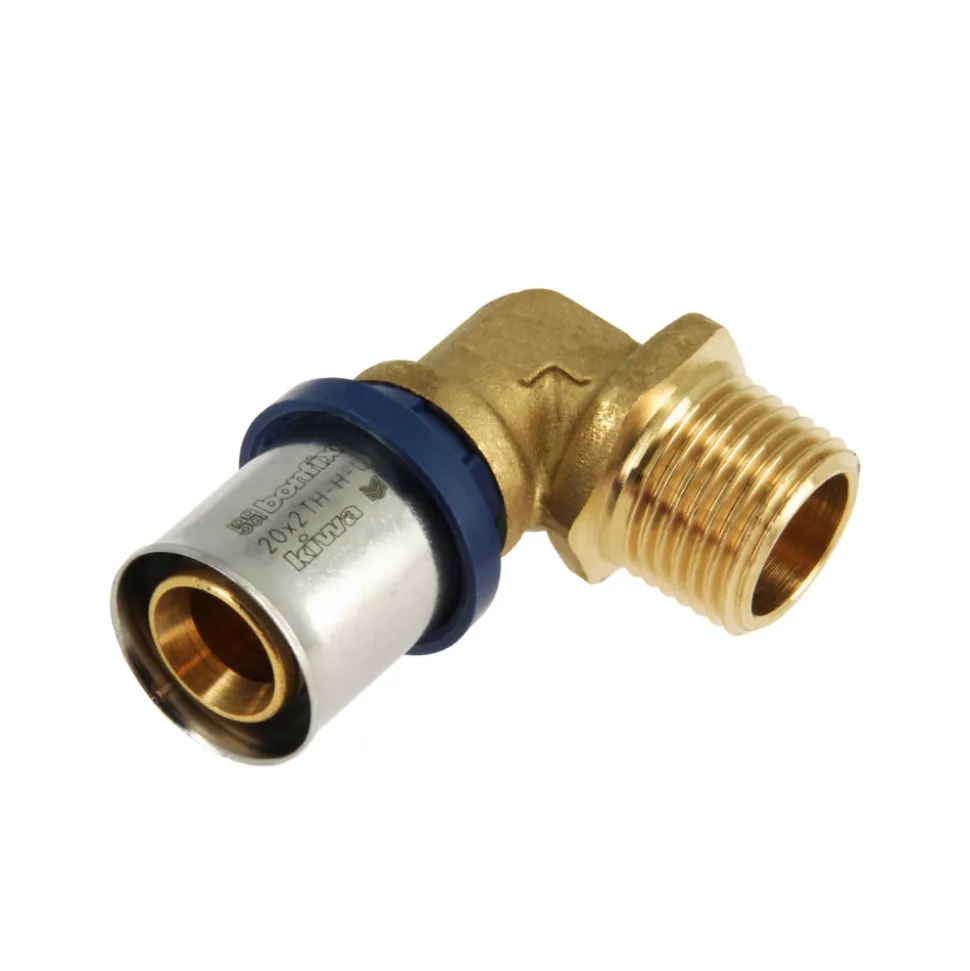BONFIX Alu-pers Knie 1/2'' Buitendraad
