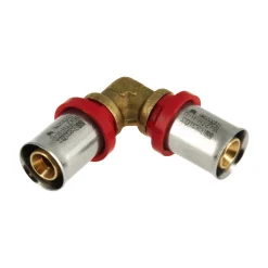 BONFIX Alu-pers Kniekoppeling 16 x 16 mm 5st