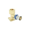 BONFIX Alu-pers Muurplaat 1/2" bi.dr. x16mm H=47mm 40st