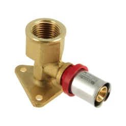 Bonfix Alu-pers Muurplaat 1/2" binnen x 16 mm H=47 mm
