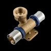 BONFIX Alu-pers Muurplaat Dubbel Recht 20x1/2x 20mm