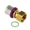 Bonfix Alu-pers Perskoppeling recht 2-delig losse moer 3/4" x 26 mm