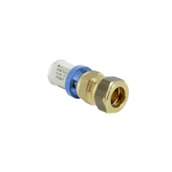 BONFIX Alu-pers Rechte Verloopkoppeling Knel 16x 15mm 100st