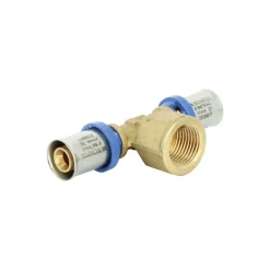 BONFIX Alu-pers T-stuk 16x1/2" bi.dr. x16mm 40st