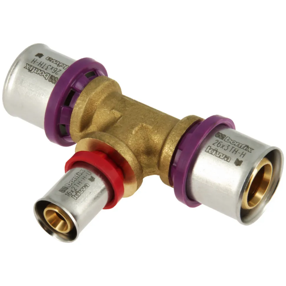 Bonfix Alu-pers Verloop T-stuk 26 x 16 x 26 mm