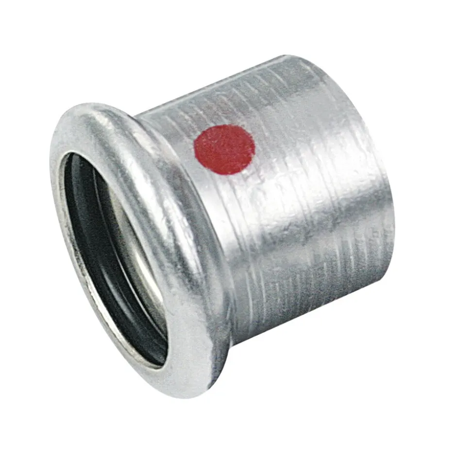 BONFIX Eindkoppeling Pers CV StaalverZinkt 15mm 3st