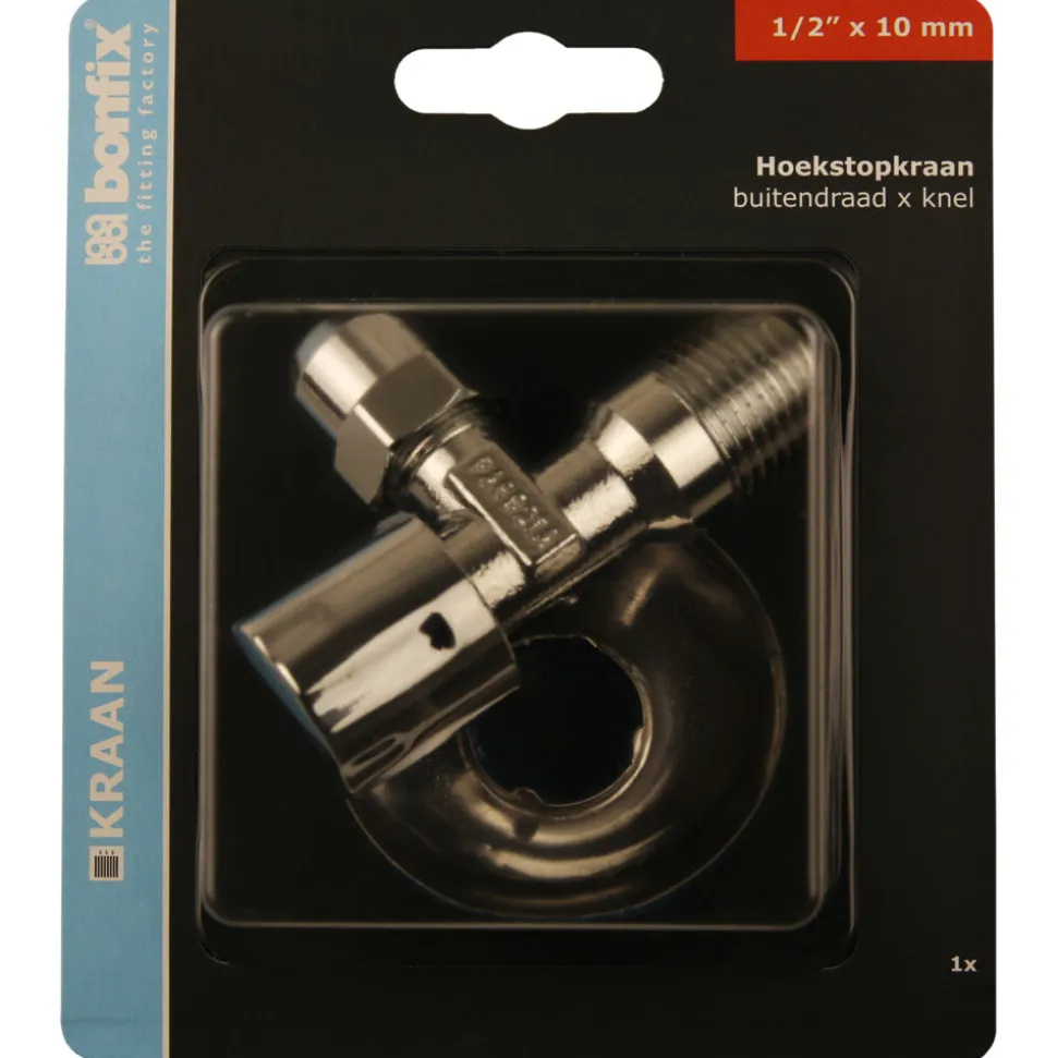 BONFIX Hoekstopkraan 10 mm x 1/2'' Buitendraad
