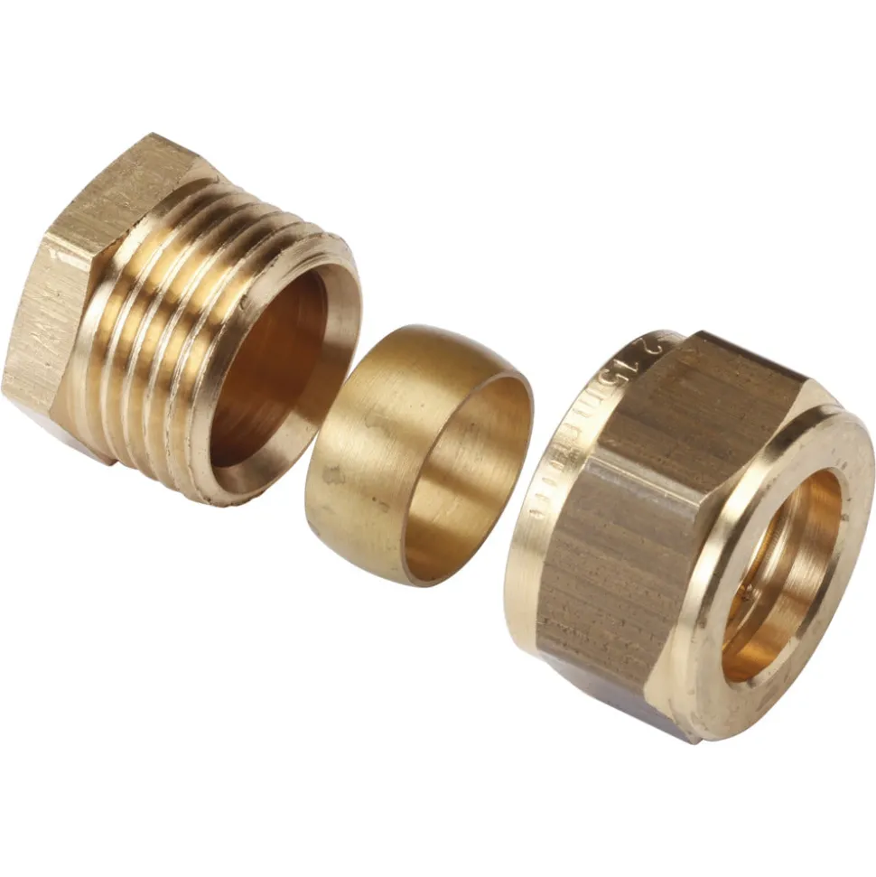 BONFIX Knel eindkap 15 mm 2 stuks