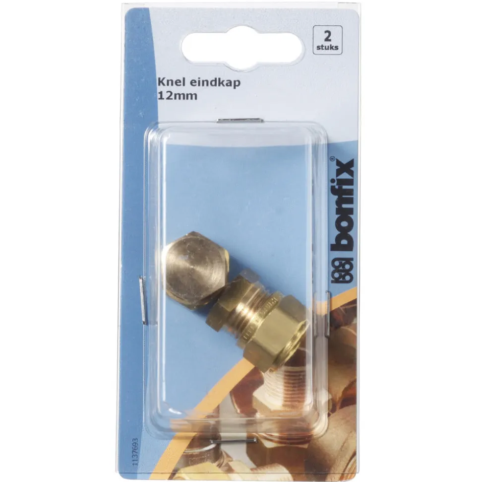 BONFIX Knel eindkap 12 mm 2 stuks