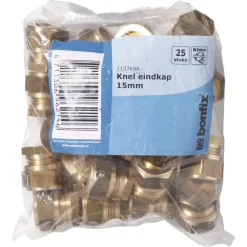 BONFIX Knel eindkap 15 mm 25 stuks
