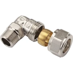 BONFIX Knel knie 15 mm x 3/8'' Buitendraad chroom