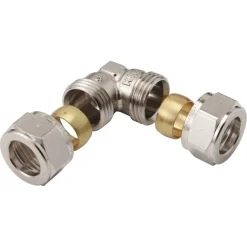 BONFIX Knel knie 15x15 mm chroom 2 stuks