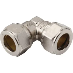 BONFIX Knel knie 15x15 mm chroom 2 stuks