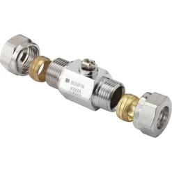 BONFIX Knel kogelstopkraan 12x12 mm recht