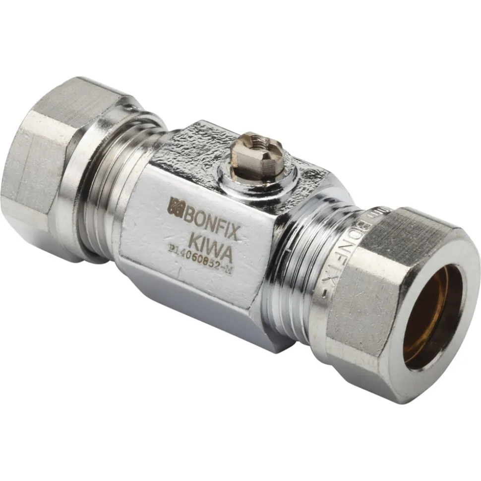 BONFIX Knel kogelstopkraan 15x15 mm recht