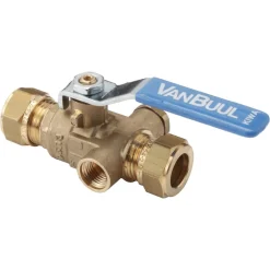 BONFIX Knel kogelstopkraan 15x15 mm met tapgat