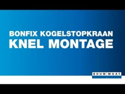 BONFIX Knel kogelstopkraan 15x15 mm met tapgat
