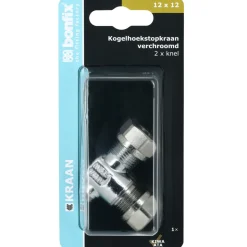 BONFIX Knel kogelstopkraan 12x12 mm haaks
