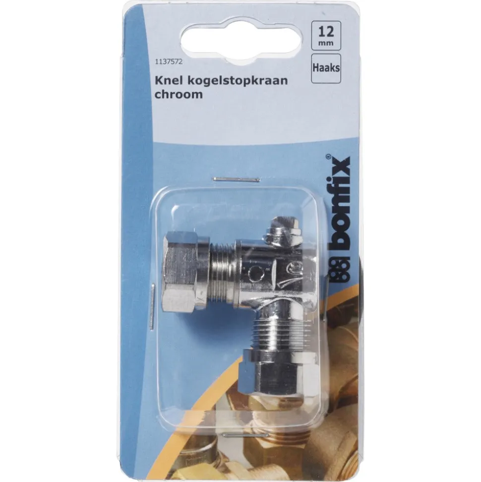 BONFIX Knel kogelstopkraan 12x12 mm haaks