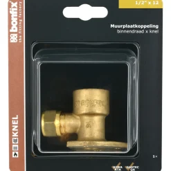 BONFIX Knel Muurplaat 12 mm x 1/2'' Binnendraad