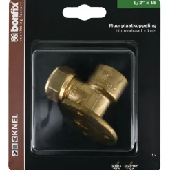 BONFIX Knel muurplaat 15 mm x 1/2'' Binnendraad