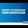 BONFIX Knel stopkraan 12x12 mm met tapgat