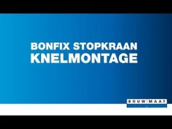 BONFIX Knel stopkraan 12x12 mm met tapgat