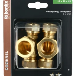 BONFIX Knel T-stuk 15x22x15 mm 2 stuks