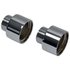 BONFIX Neusstuk 1/2'' binnendraad x 3/8'' buitendraad chroom
