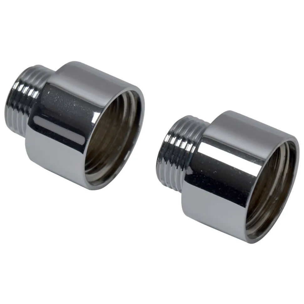 BONFIX Neusstuk 1/2'' binnendraad x 3/8'' buitendraad chroom