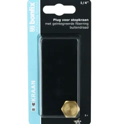 BONFIX Plug 1/4'' Buitendraad voor stopkraan
