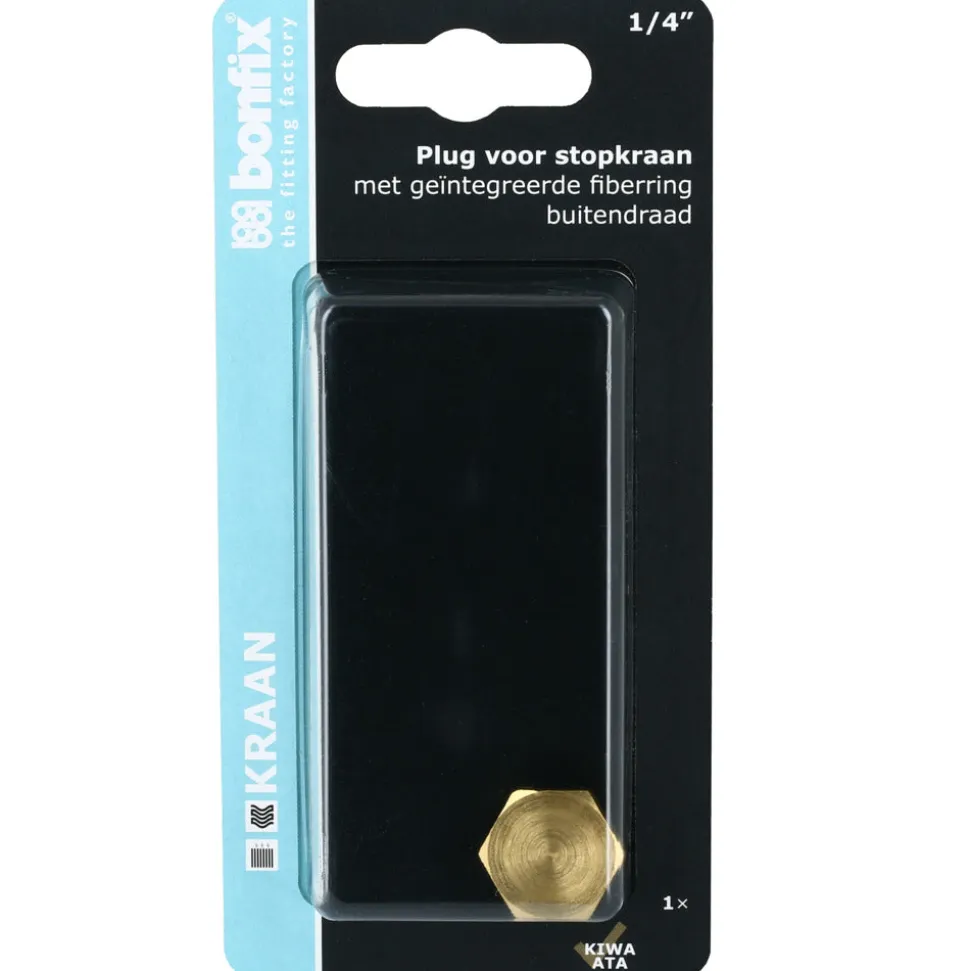 BONFIX Plug 1/4'' Buitendraad voor stopkraan