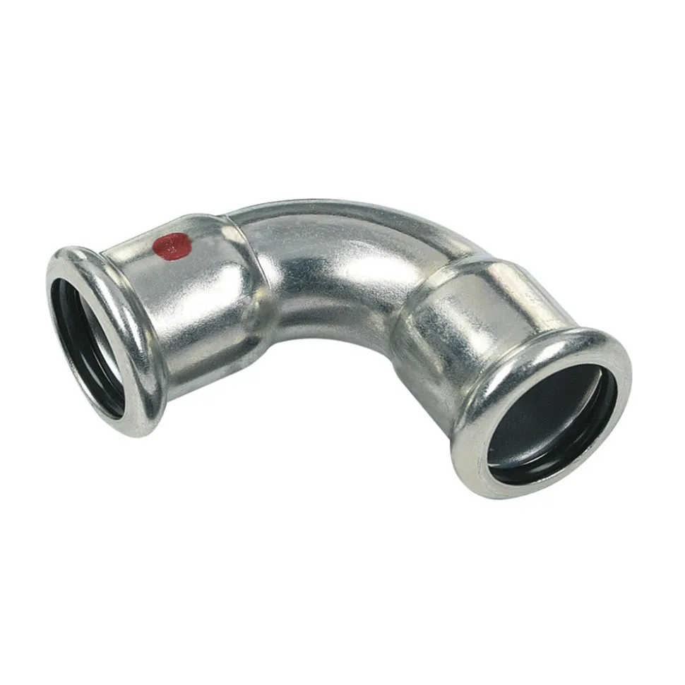 BONFIX Press Bocht CV Staalverzinkt 90°