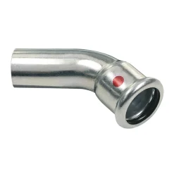 BONFIX Press Bocht Insteek CV Staalverzinkt 45° 3st