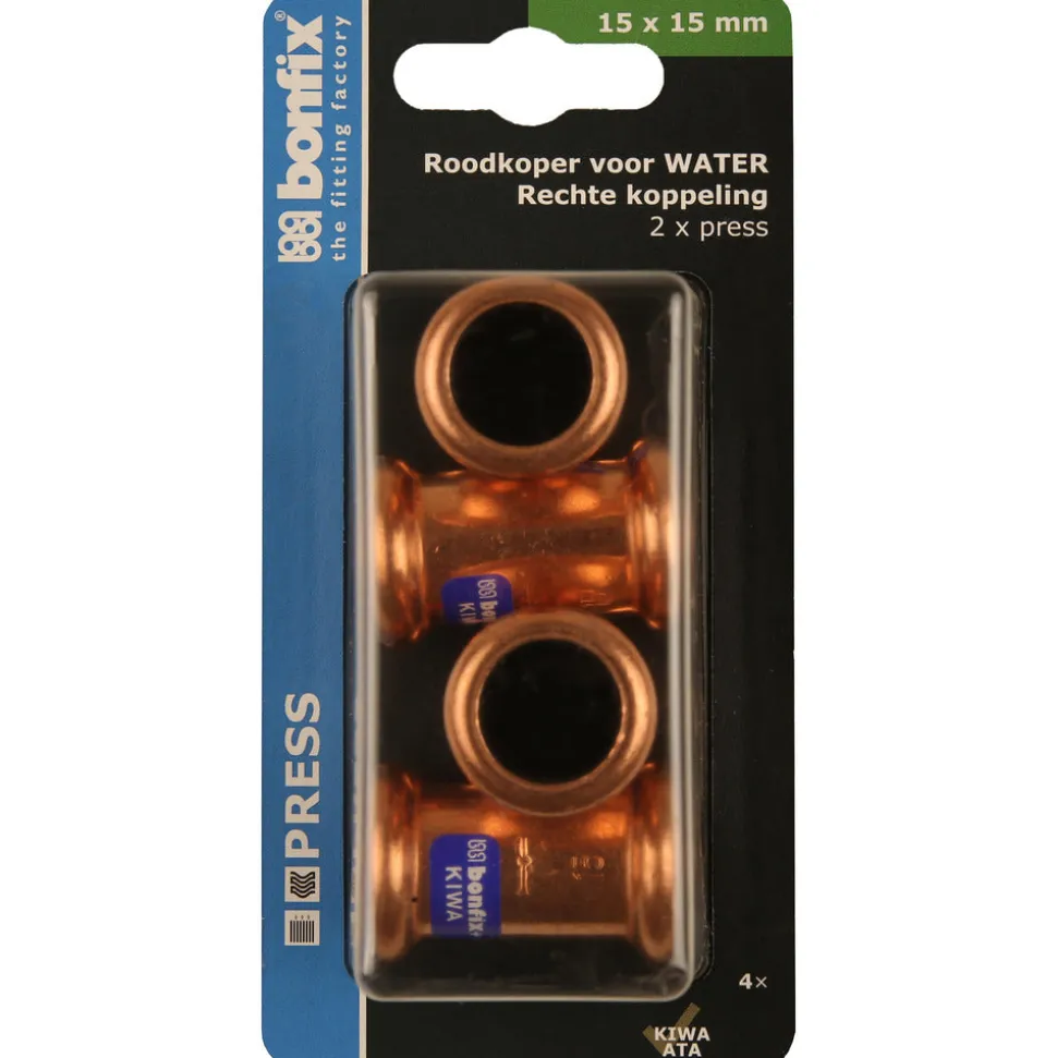 BONFIX Press Rechte Koppeling 4st