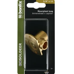 BONFIX Soldeer muurplaat 12 mm x 3/8'' Binnendraad