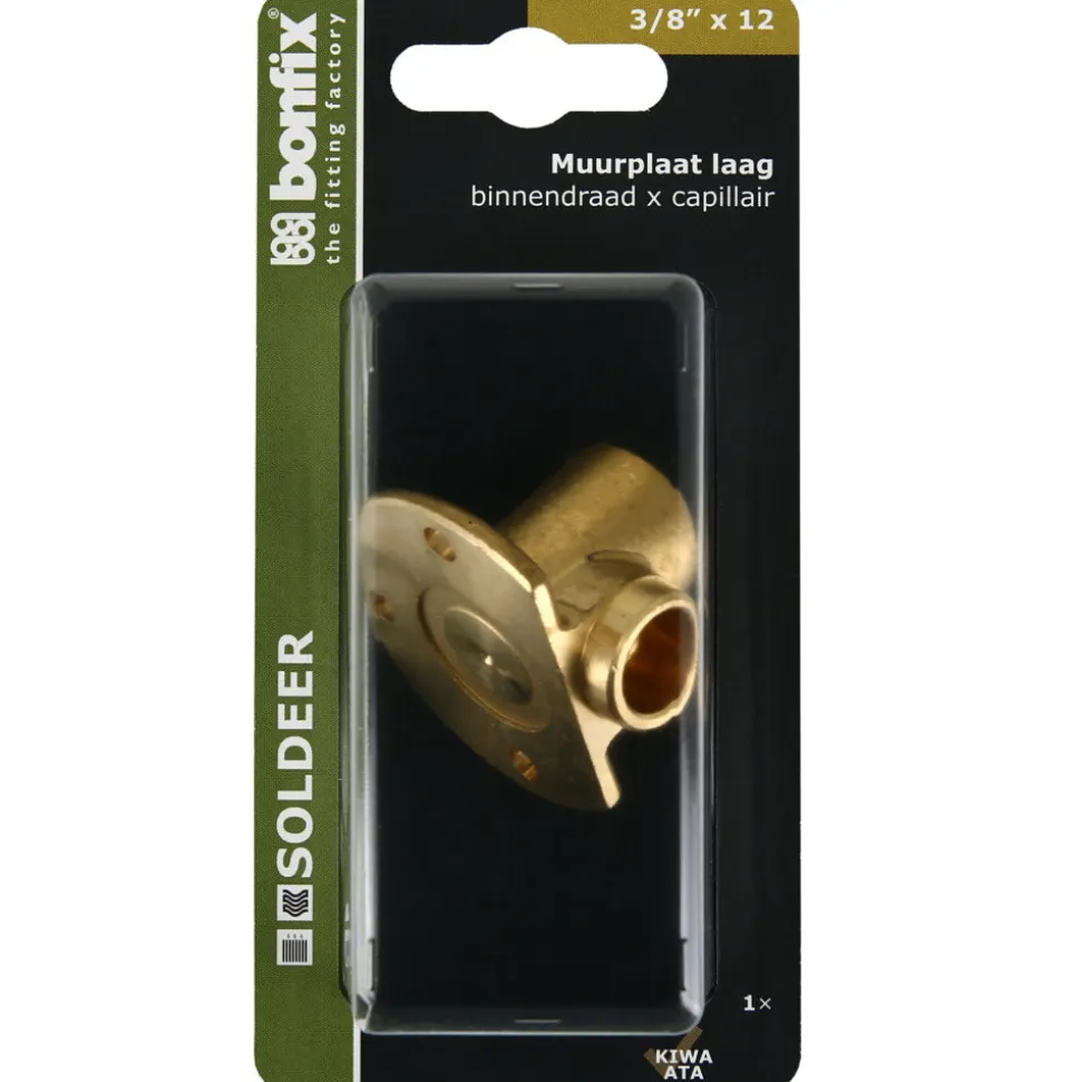 BONFIX Soldeer muurplaat 12 mm x 3/8'' Binnendraad