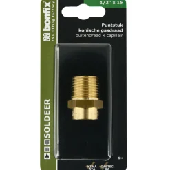 BONFIX Soldeer Punstuk 1/2'' Buitendraad