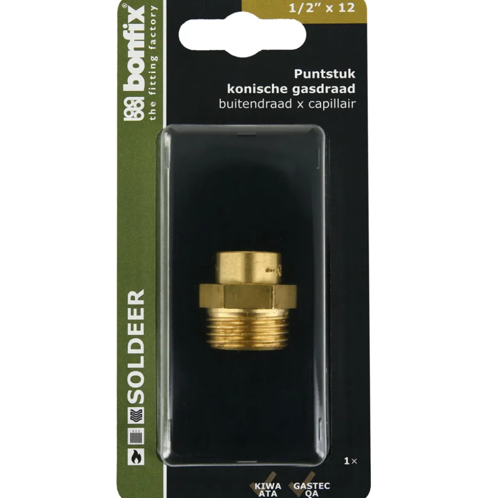 BONFIX Soldeer Punstuk 1/2'' Buitendraad