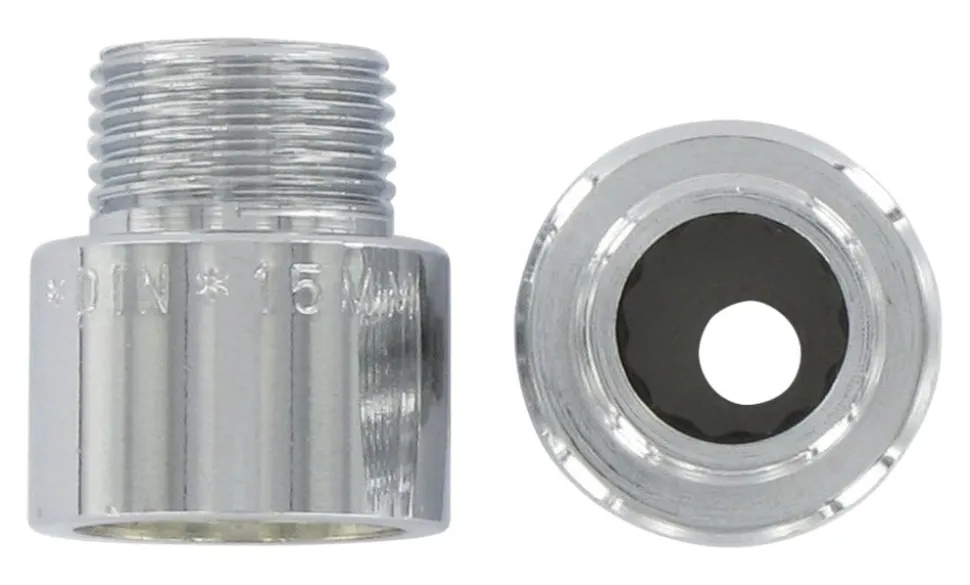 BONFIX Verlengstuk 3/8'' binnendraad x 3/8" buitendraad x 15 mm chroom