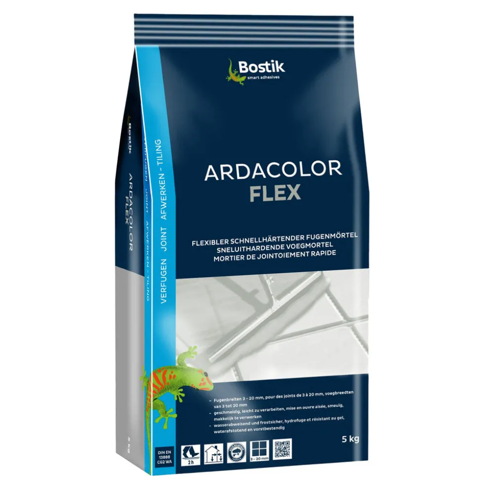 Bostik Ardacolor Flex Voegmortel Mediumgrijs 5kg