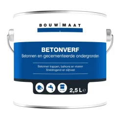 Bouwmaat Betonverf Grijs 2,5L