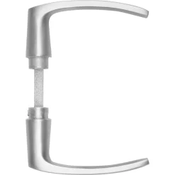 Bouwmaat Deurkruk Blok Aluminium F1