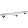 Bouwmaat Douchegoot RVS zonder Flens 7x7x80cm