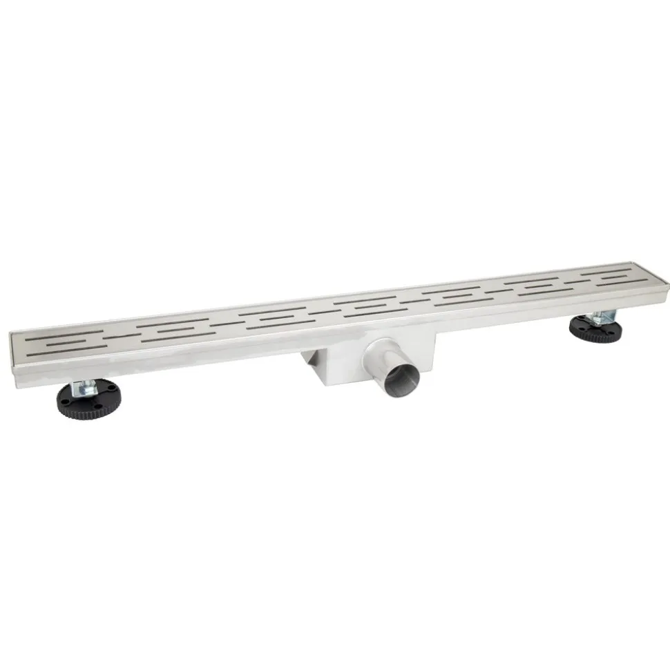 Bouwmaat Douchegoot RVS zonder Flens 7x7x70cm