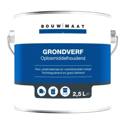 Bouwmaat Grondverf Wit 2,5L