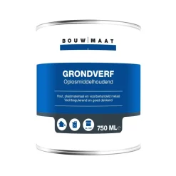 Bouwmaat Grondverf Zwart 750ml