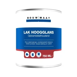 Bouwmaat Hoogglans Lak Wit 0,75L