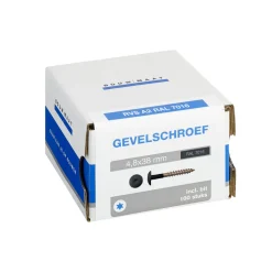Bouwmaat HPL Schroef RVS Antraciet T20 100st