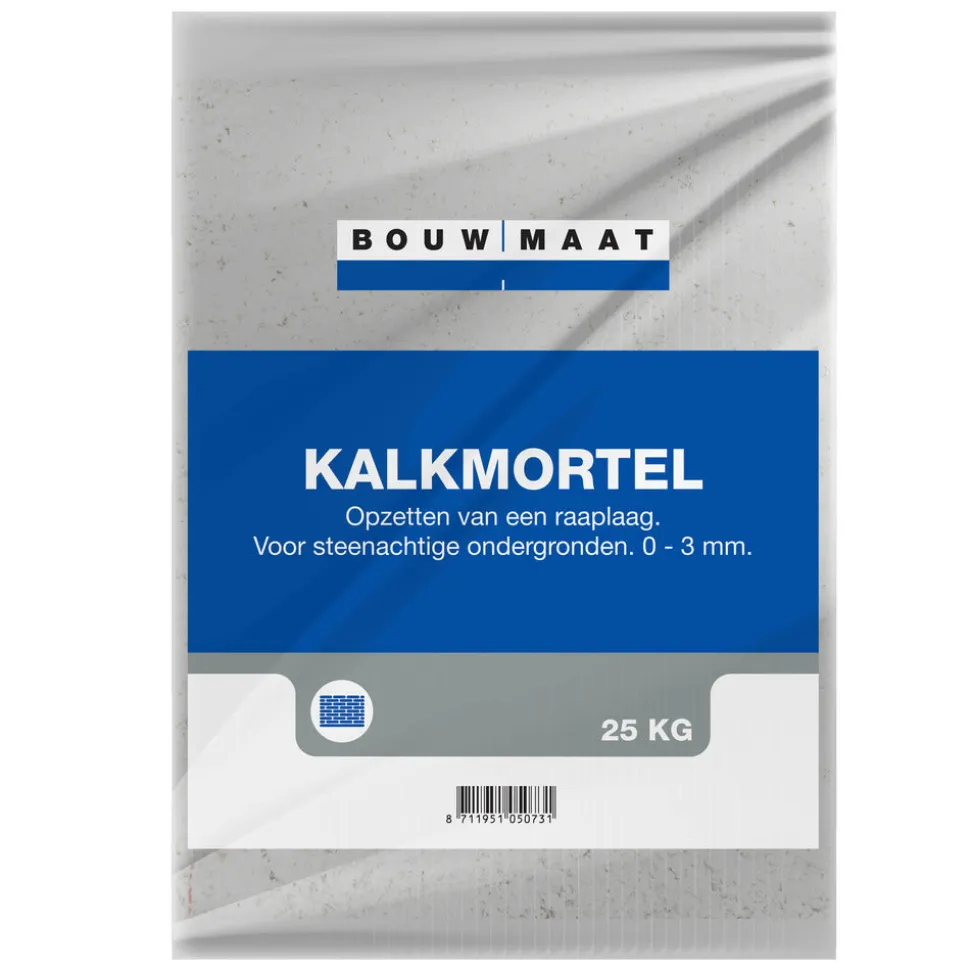 Bouwmaat Kalkmortel 0-3mm 25kg